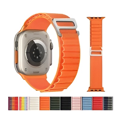 Alpine Loop Band for Apple Watch 5, 6, 7, 8, 9, 10 - Nylon Strap for 40mm, 41mm, 44mm, 45mm, 49mm iWatch Ultra Series